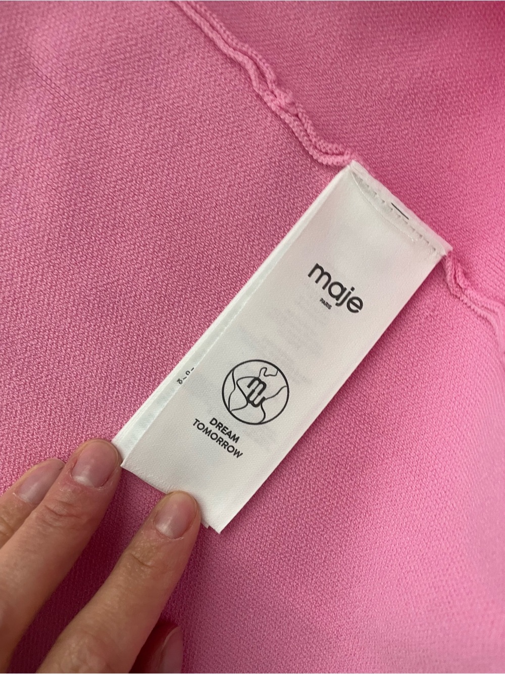 Maje pink braided cardigan - Picture 7 of 9